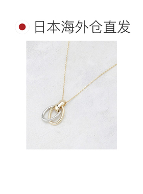 日本直邮OPAQUE.CLIP 女士 金属椭圆交叉设计项链 C7131107999909