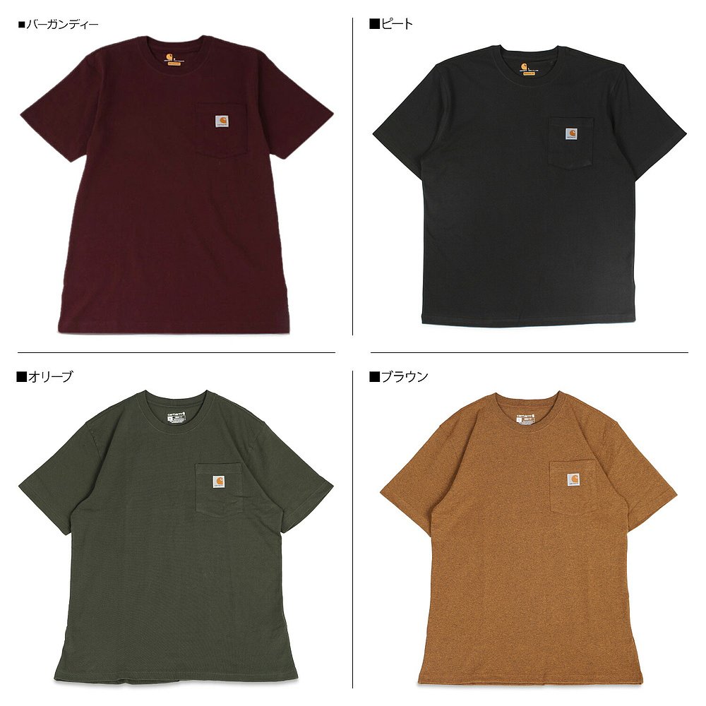 日本直邮carhartt T恤短袖男士口袋T WORKER POCKET SS T-SHIRTS - 图2