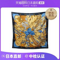 Japan Direct Mail Medieval HERMES Love Massee B] 9 0 new scarf 90SoleildeSoie