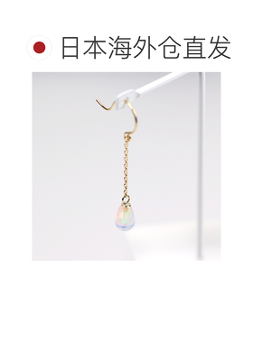日本直邮cui-cuiK18黄金单点式钩针耳环10月诞生【付后1h可退】