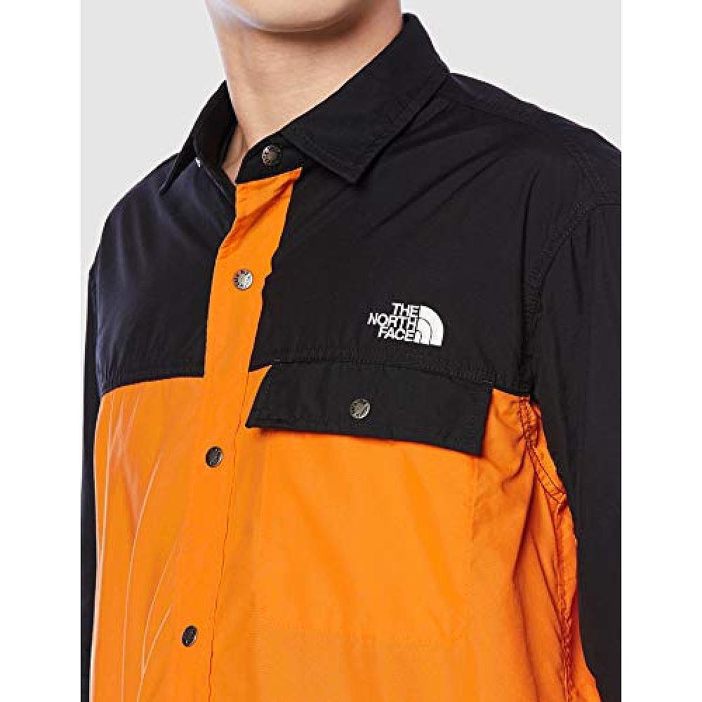 【日本直邮】The North Face北面长袖衫男女通用NR11961橘黄色L - 图2