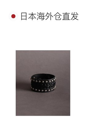 日本直邮WESTSEA 男女同款本革镶钉手环 铁质主体 合金扣环 易于