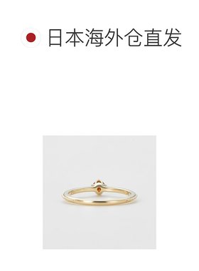 日本直邮日潮 agete 阿卡朵 ＜1月生日石＞K10石榴石尾戒爆款戒指