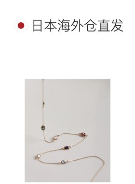 1h可退 日本直邮cui-cui 男女同款 多彩天然石项链 个性设计 7837