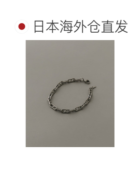 日本直邮SMELLY 男士 窄版扁平链式手链 手术级不锈钢 SM26130120