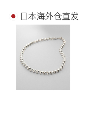 1h可退 日本直邮COCOSHNIK 女装 银质 设计链款 圣马可项链 76731
