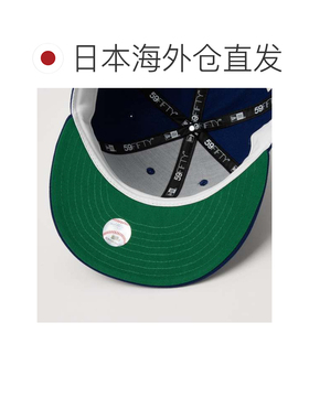 日本直邮NEW ERA MLB EST SCRIPT 59FIFTY LP 帽子 洛杉矶道奇 深