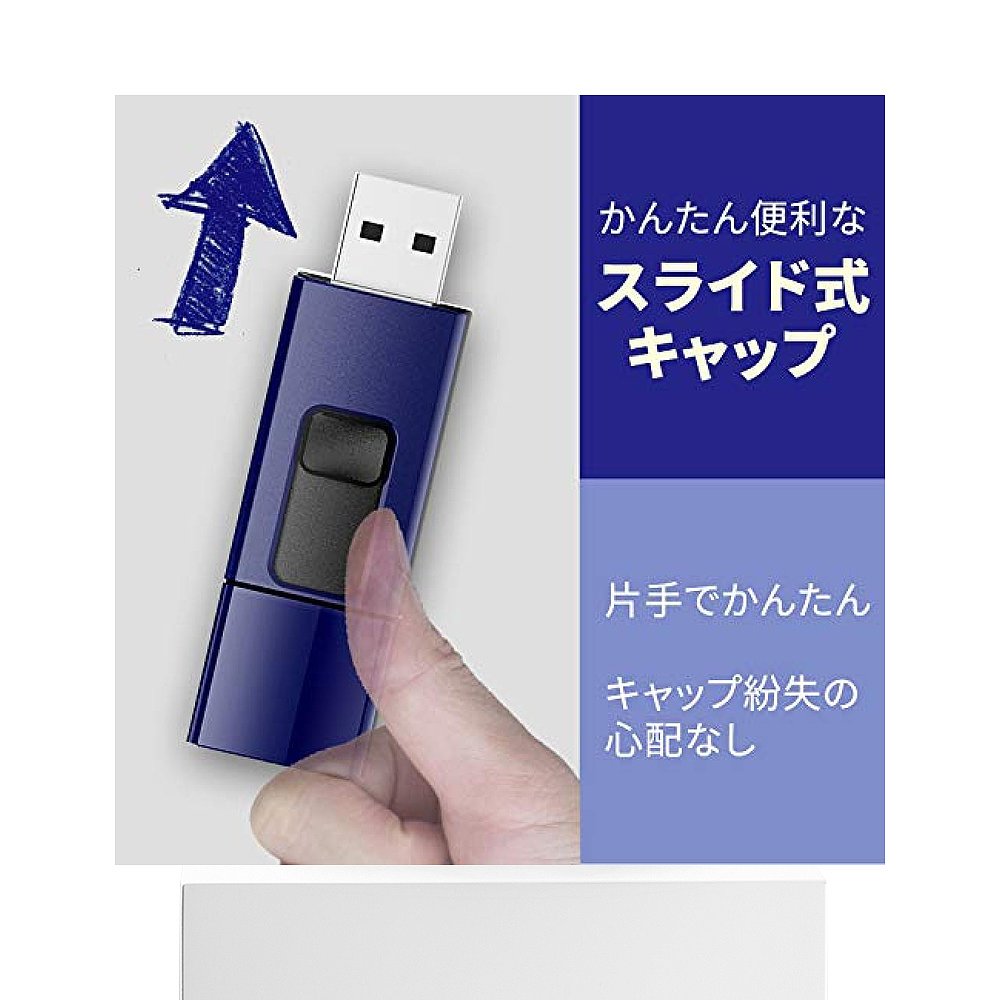 广颖电通U盘128GB USB3.0 SP128GBUF3B05V1D海军蓝 - 图3