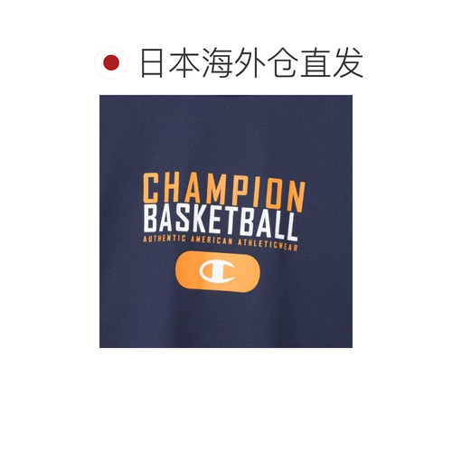 日本直邮Champion 青少年篮球短袖T恤 E-MOTION CK-AB324-370 - 图1