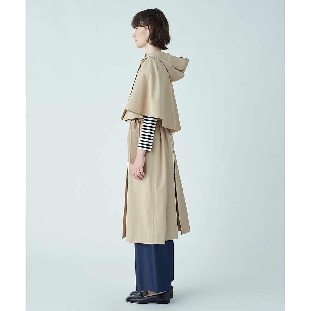 1h可退 日本直邮TOMORROWLAND 女士高级纯棉防水马甲式斗篷 春夏,淘宝优惠券,粉丝福利购,淘宝优惠卷