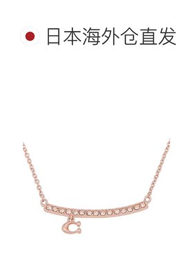 日本直邮Coach蔻驰 项链 SIGNATURE PAVE BAR 91431