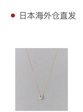 1h可退 日本直邮ete 女士珍珠钻石项链 淡水珍珠镶钻设计 优雅简