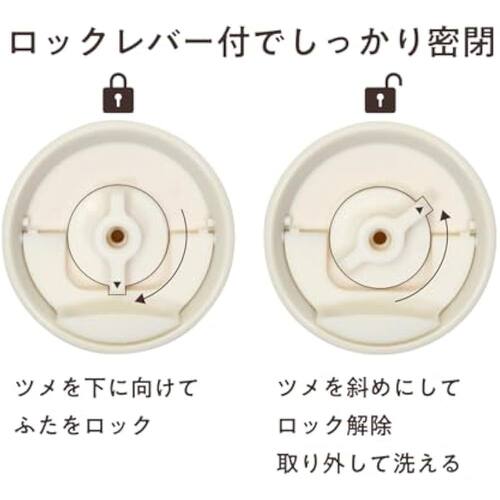 【日本直邮】珍珠金属2WAY保温杯 600ml 吸管直饮 HC-1285 - 图2