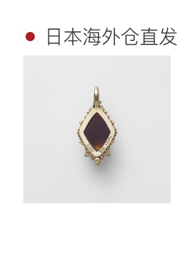 日本直邮agete K10琥珀吊坠