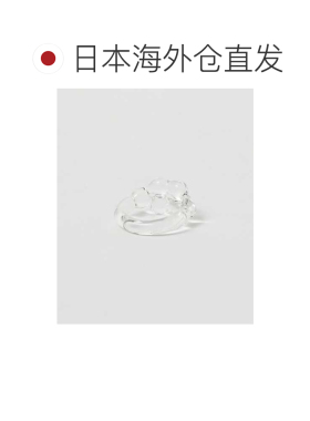 日本直邮KEANE 女士 透明玻璃球簇戒指 134217289【付后1h可退】