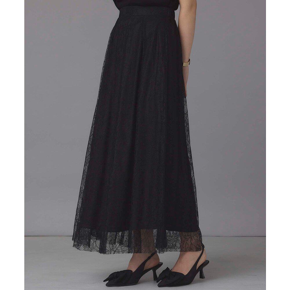 1h可退 日本直邮fifth 女士优雅蕾丝A字半身裙 ES24F0019a字裙 - 图2