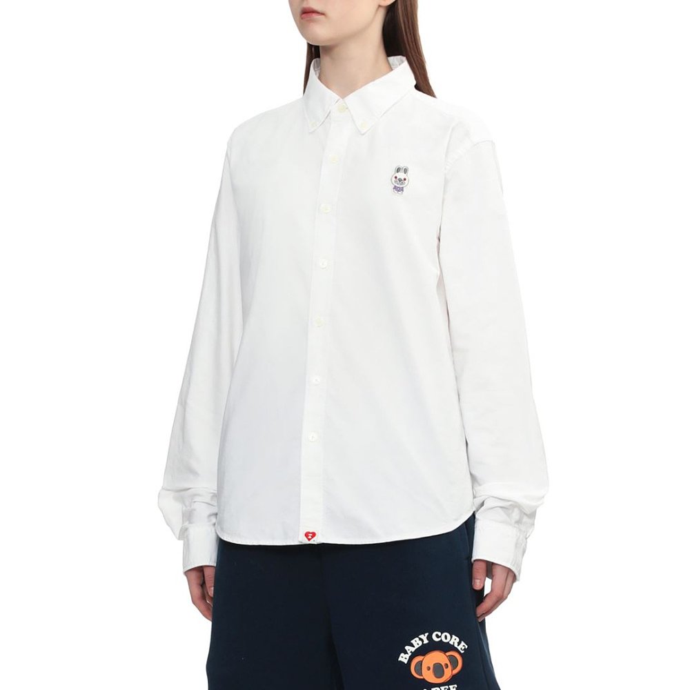 1h可退 日本直邮A BATHING APE 女装 全棉正装衬衫 纽扣领设计 CL - 图2