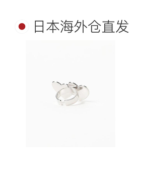 1h可退 日本直邮Ray BEAMS 双大心形装饰 戒指
