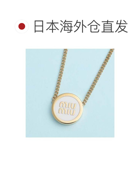 日本直邮缪缪 Miu Miu 项链 5IC096 2F6T 标志 F0002 NERO