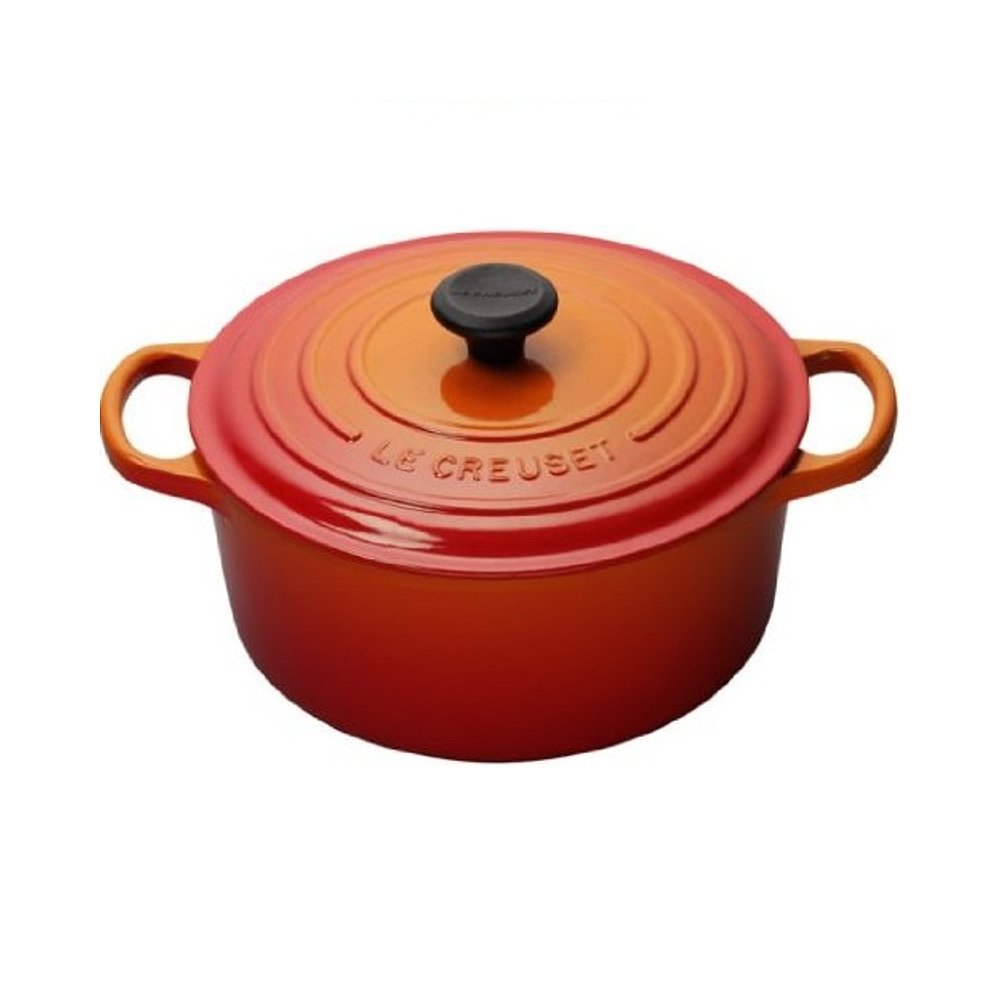 日本直邮LE CREUSET Cocotte Ronde 18cm橙色0024147231011 - 图0