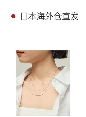 1h可退 日本直邮Firsthand 女士 三连链条项链 真镀金材质 348823