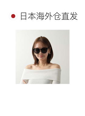 日本直邮GUCCI 墨镜 GG0416SK 波士顿型 醋酸纤维 黑色框配饰