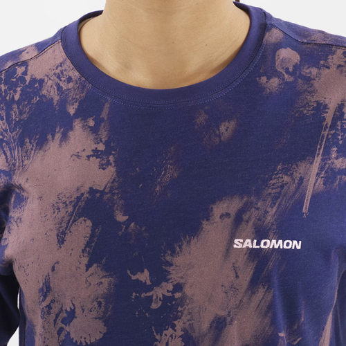 日本直邮Salomon CANOPY 短款T恤 LC2522000女士 - 图3