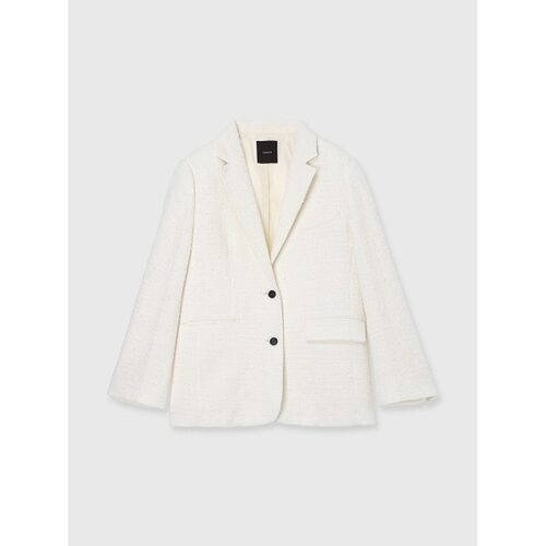 日本直邮anuans 女装 宽松廓形 花呢单排扣外套 半贴袋设计 15261 - 图0