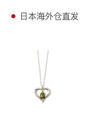 1h可退 日本直邮Ray BEAMS 女士 爱心框架 彩色玻璃石项链 614420