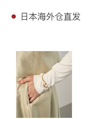 1h可退 日本直邮UNFILO 女士 弧形设计 金属手镯 ASUMGS0268配饰