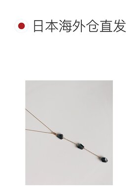 1h可退 日本直邮cui-cui 女士伦敦蓝托帕石链条吊坠项链 K10YG 20