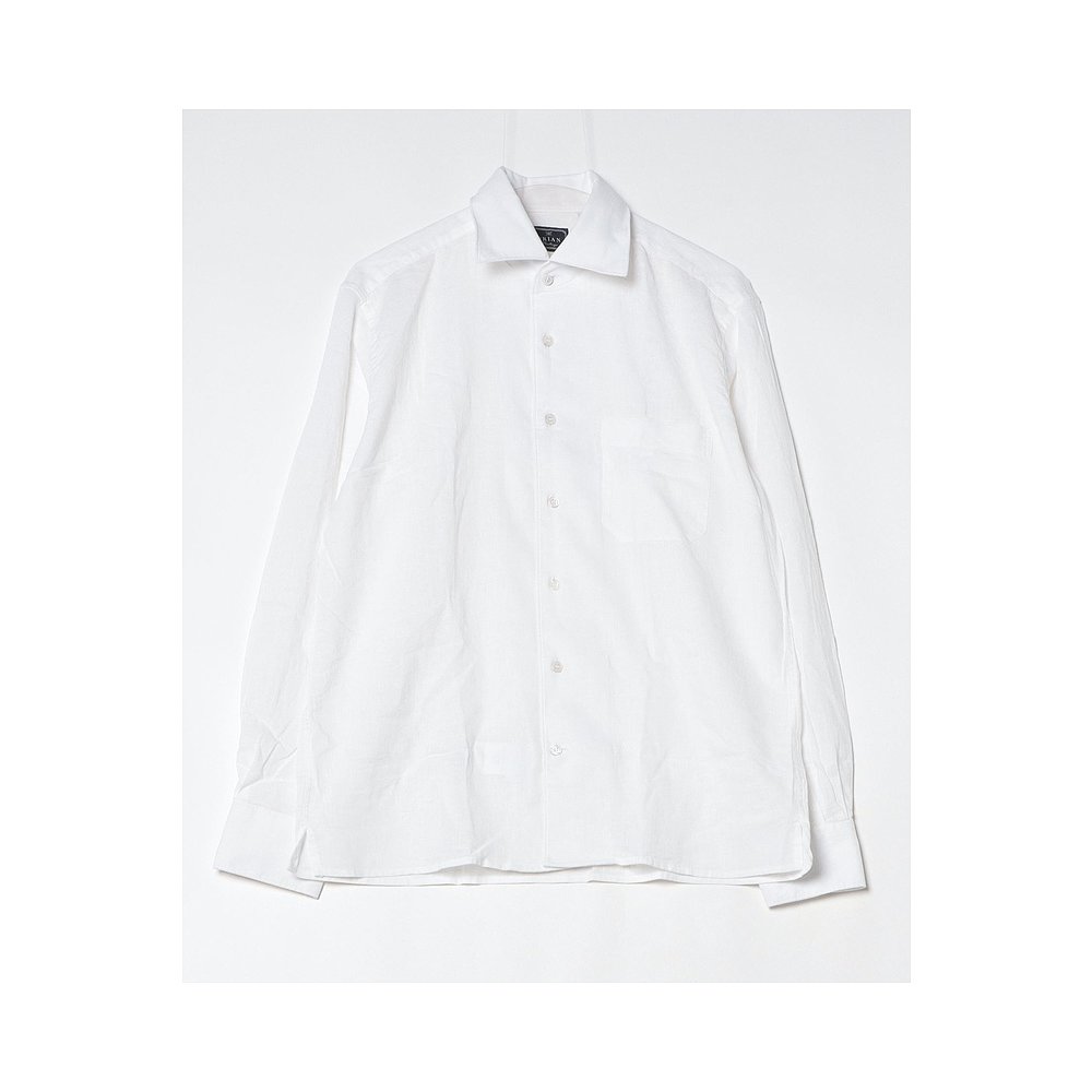 1h可退 日本直邮ORIAN 男士麻棉混纺宽松立领衬衫 21110631495 - 图0