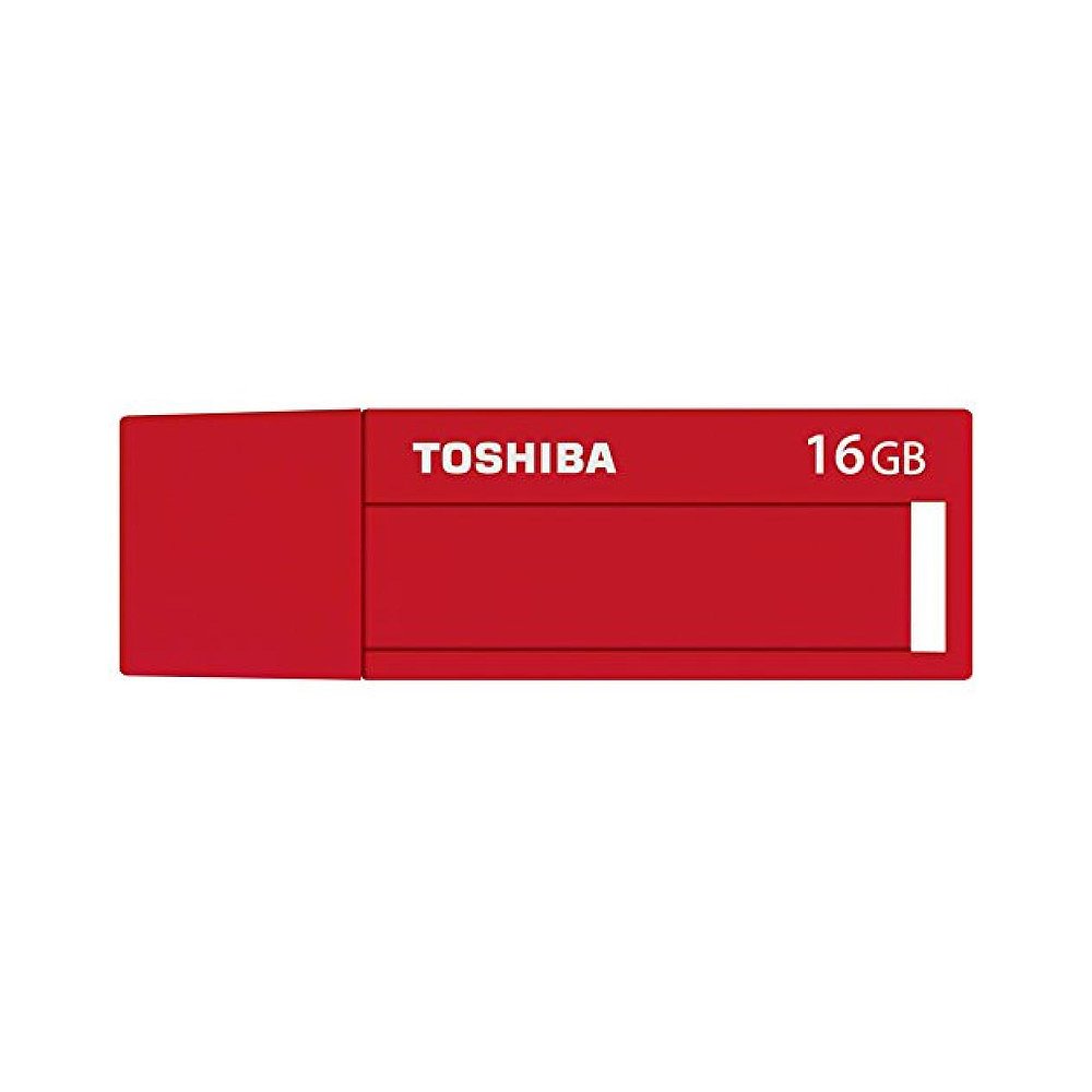 【日本直邮】东芝TOSHIBA U盘USB3.0/2.0兼容储存器16GB红色塑料 - 图0