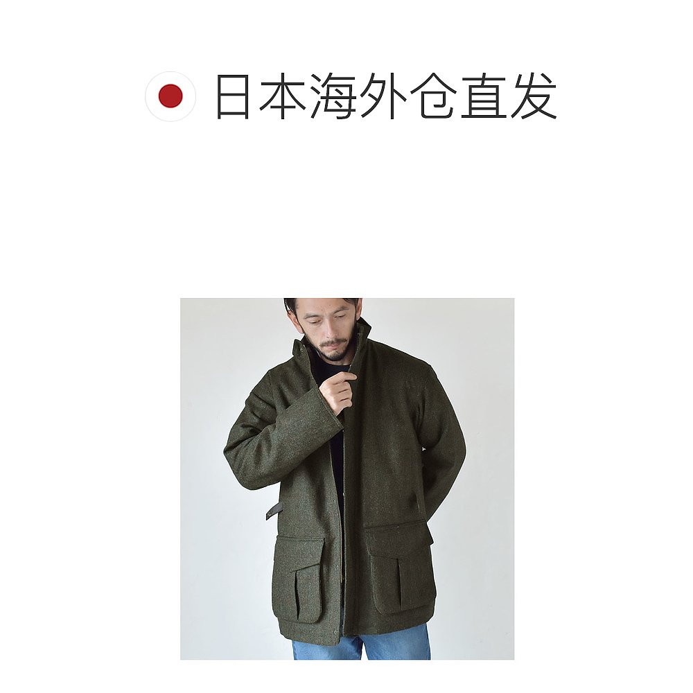 日本直邮BARBOUR Wellesley男士WELLESLEY WOOL MWO0269外套 Bar-图1