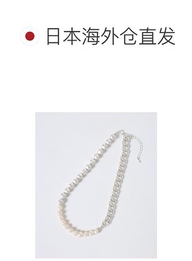 1h可退 日本直邮JEANASIS 女士淡水珍珠项链 银925镀层设计感链饰