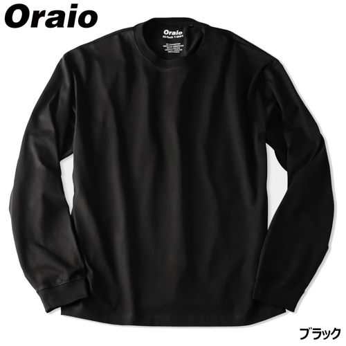 日本直邮Oraio Hi-Tech Big Long T恤长袖中号黑色 - 图2