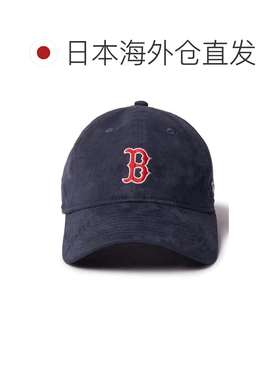 日本直邮NEW ERA 纽约红袜队 合成绒面皮 棒球帽 9TWENTY 深蓝色