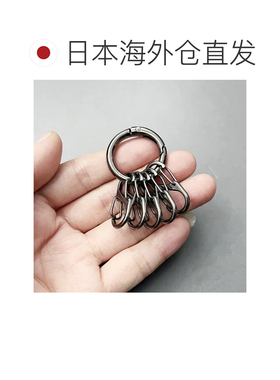 日本直邮Plusnao 钥匙扣 钥匙环 带登山扣
