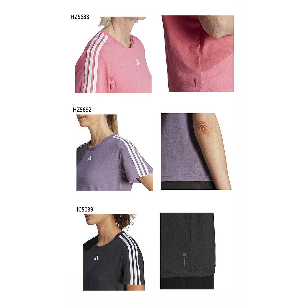 日本直邮adidas 女式 Aero 女士 AEROREADY 火车必备品短袖 T恤运 - 图2