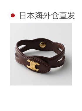 日本直邮CELINE 马衔铁手链 460SR3CBC.18G 女士 皮革 Triomphe