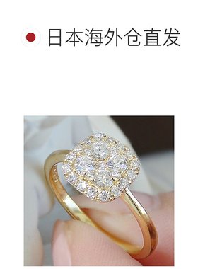 日本直邮(ber-ed-0265) 钻石戒指 18k 钻石戒指 0.5 克拉 四月诞