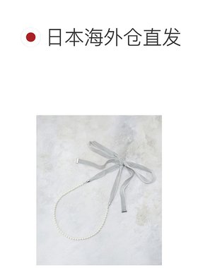 1h可退 日本直邮OPAQUE.CLIP 女士 宽松 仿珍珠贝母 丝绒风半项链