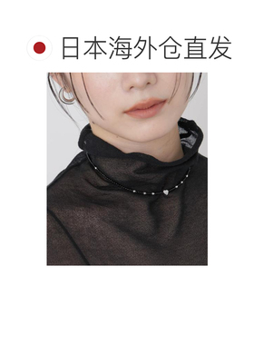 日本直邮HASHIBAMI 女士 简约心形珠链短项链 67162支付后1h可退
