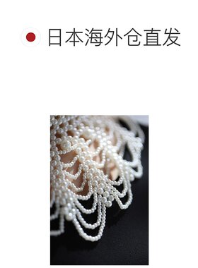日本直邮珍珠吊灯项链，从颈部散发出存在感