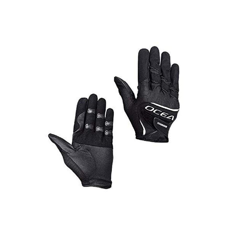日本直邮禧玛诺 ocea99弹力钓鱼手套 gl-245s 黑色 2xl