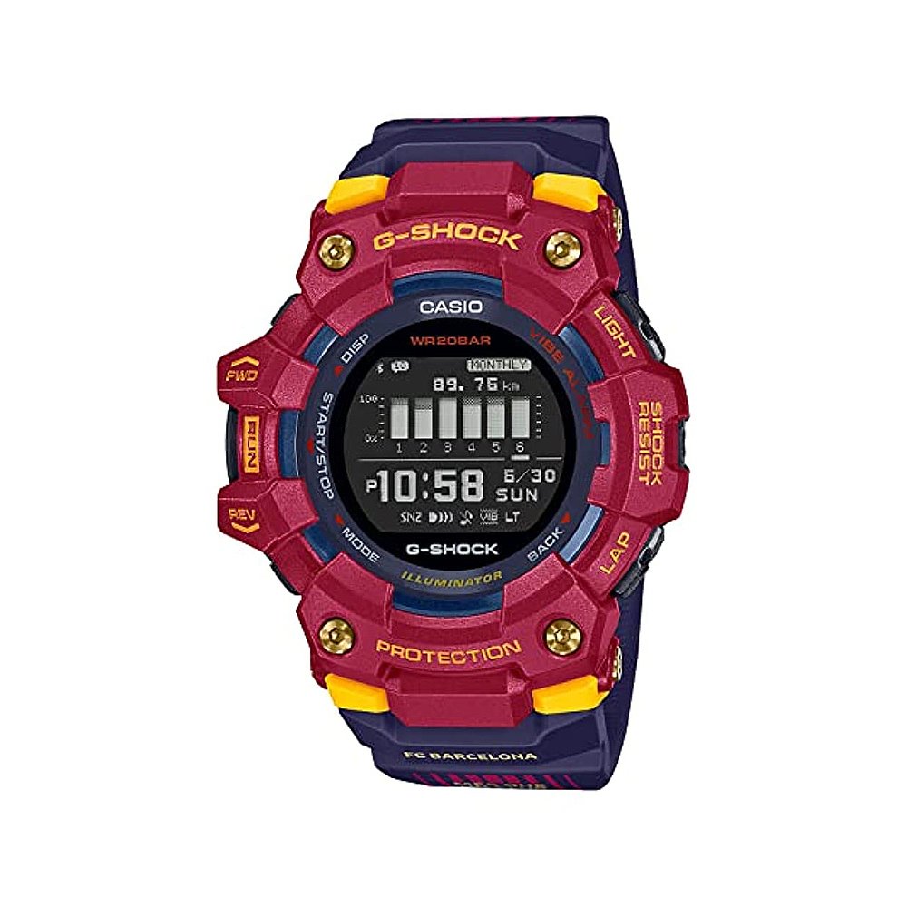 【日本直邮】G Shock卡西欧手表巴塞罗那足球俱乐部款GBD-100BAR-图0