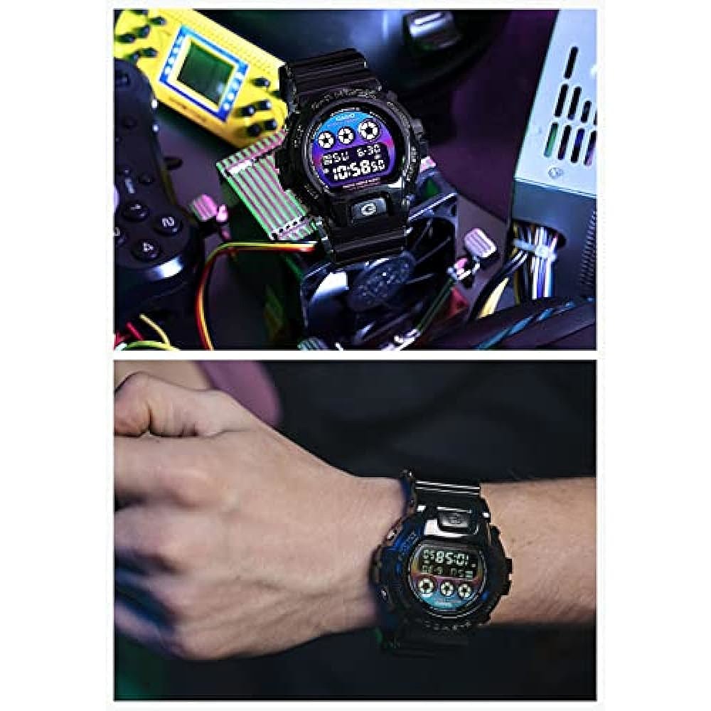 【日本直邮】G Shock卡西欧 手表 男款抗震运动表 黑色DW-6900RGB - 图2