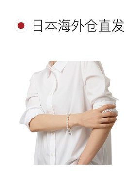 日潮跑腿MIKIMOTO御木本Akoya珍珠18K白金钻石手镯气质优雅手链