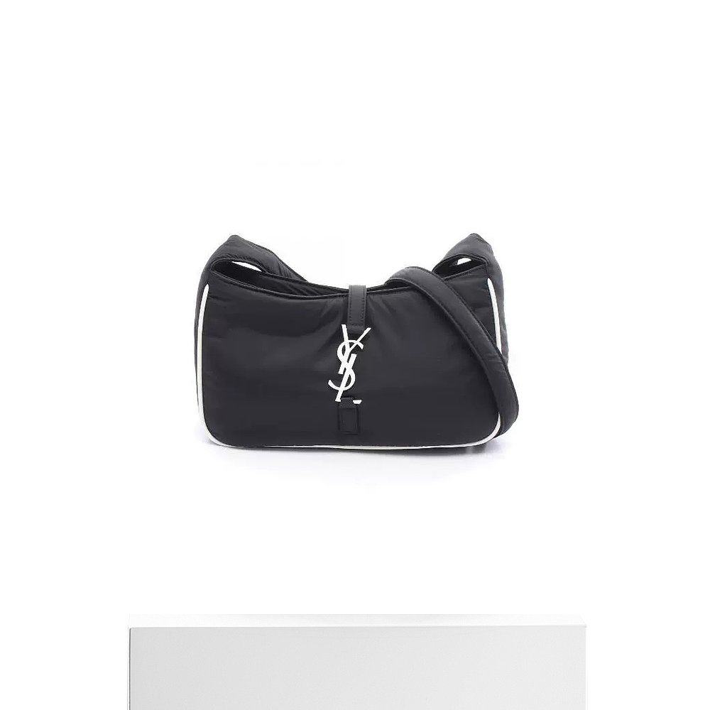 日本直邮中古YSL圣罗兰女包S级99新shoulder bag斜挎包尼龙单肩包,淘宝优惠券,粉丝福利购,淘宝优惠卷