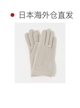 UNITED ARROWS 女士 羊绒混纺宝石戒指装饰手套 17376000003